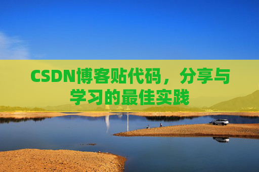 CSDN博客贴代码，分享与学习的最佳实践